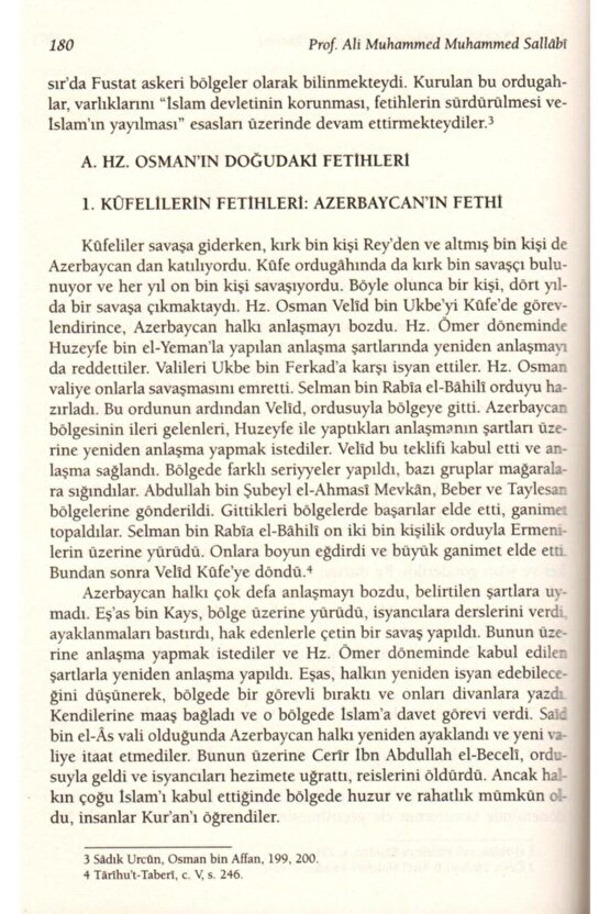 Hz. Osman, Ali Muhammed Sallabi, Karton Kapak, Ravza