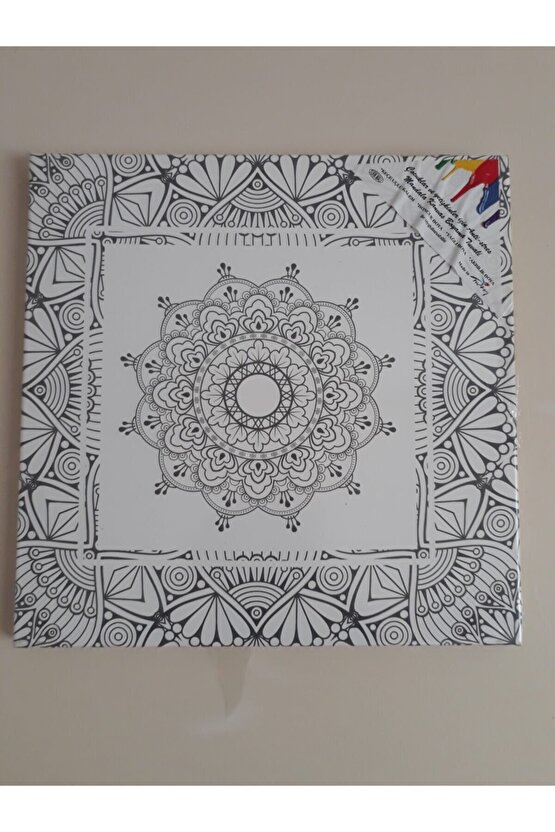 Mandala Boyama Tuval Seti 35x35cm