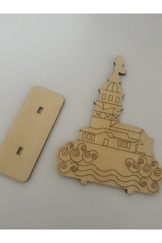 Beceri Geliştiren Ahşap Biblo Boyama 3 Lü