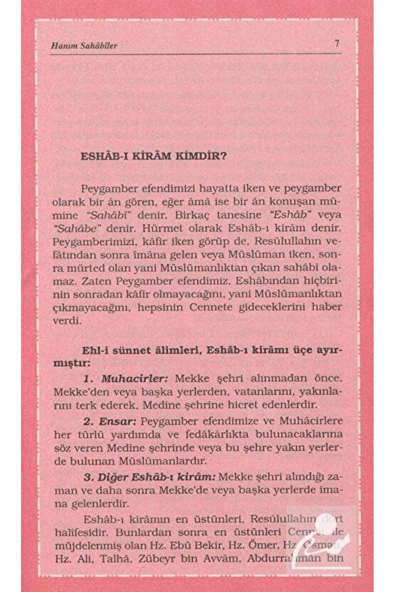 Kadın Şahsiyetler ve Hanım Sahabiler