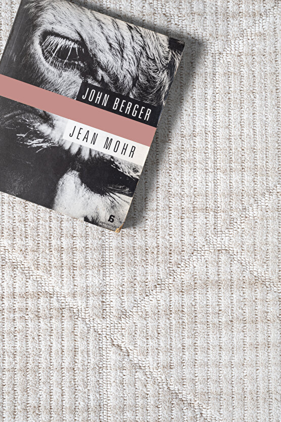 Yalın Bukle Salon Halısı Hav Vermez Mutfak Halısı Çocuk Odası Halısı Koridor 5579 KREM