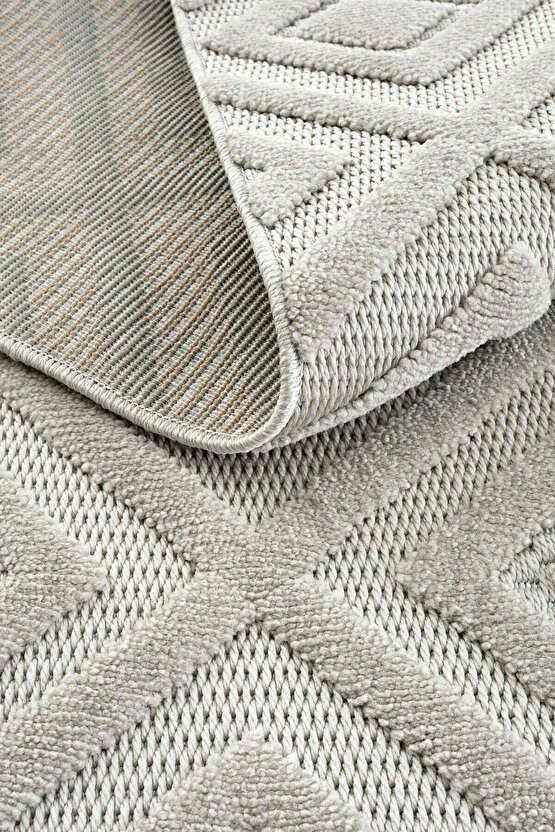 Dizayn Kaymaz Taban Koridor Halısı Kesme Yolluk Mutfak Halısı Modern Salon Halısı 1089 GRİ