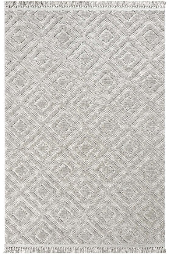 Dizayn Kaymaz Taban Koridor Halısı Kesme Yolluk Mutfak Halısı Modern Salon Halısı 1089 GRİ