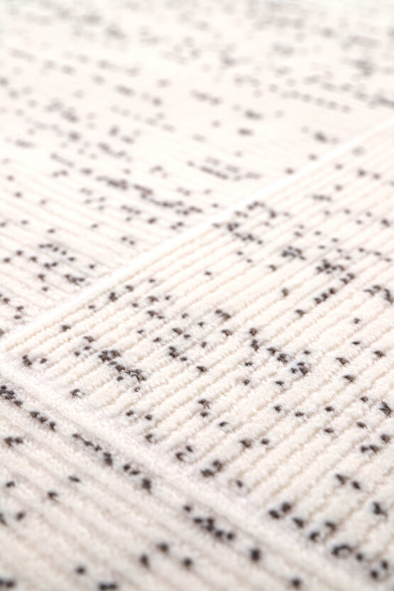 Bambu Saten Halı Kilim Salon Mutfak Koridor Yolluk Dokuma Makine Halısı Petra 2 Gri