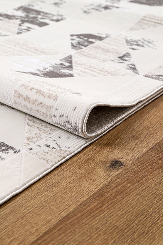 Bambu Saten Halı Kilim Salon Mutfak Koridor Yolluk Dokuma Makine Halısı Petra 1 Kahve