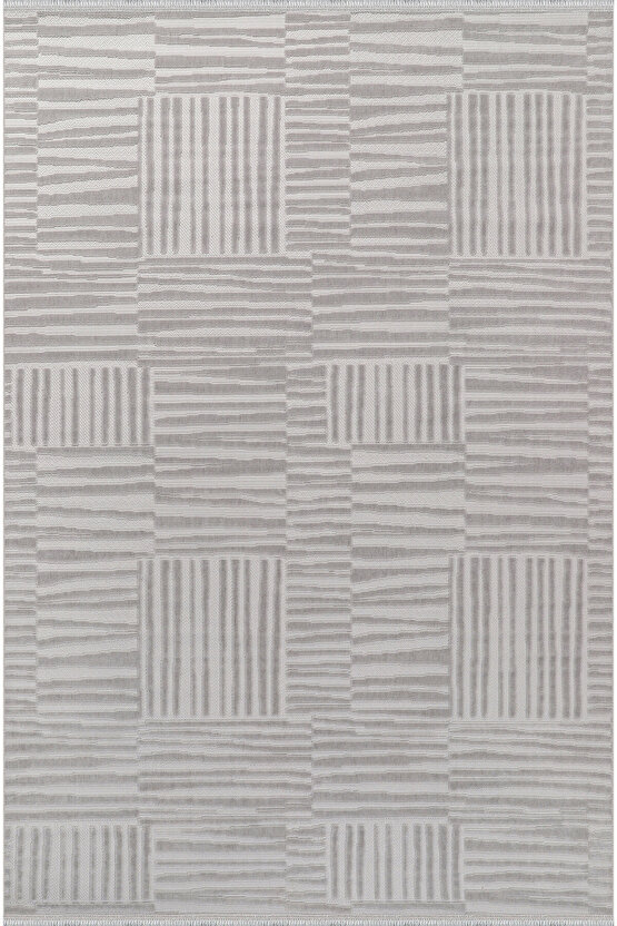 Bambu Yumuşak Halı Salon Mutfak Koridor Kesme Yolluk Dokuma Makine Halısı Art Gri