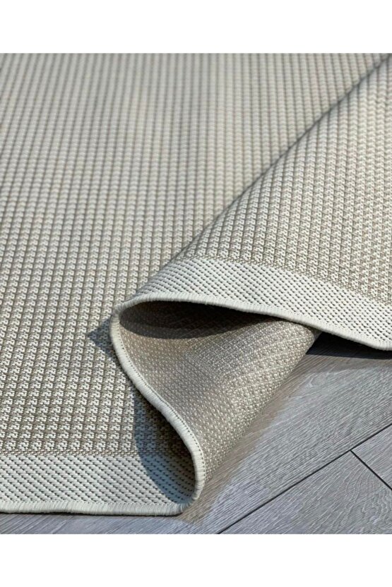 Macro Sisal Bordürlü Jut Hasır Halı 9427