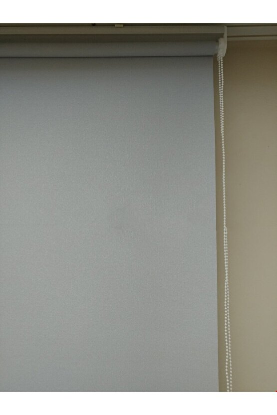 Stor Perde Gri Renk Dilimsiz