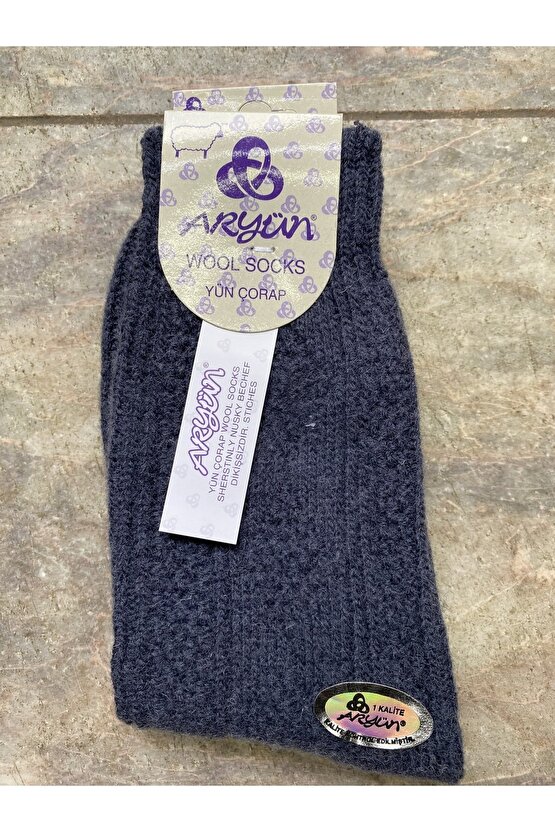 %100 Dikişsiz (36-40) Yün Çorap