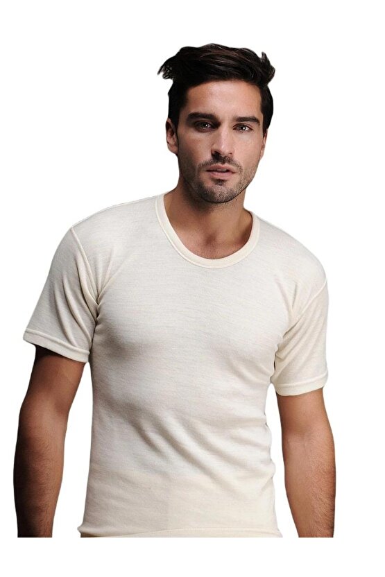 ERKEK KISA KOLLU YÜN FANİLA