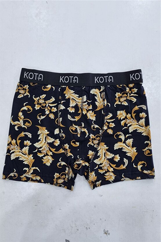 1015X6 Erkek 6lı Karışık Desen Boxer-Renkli