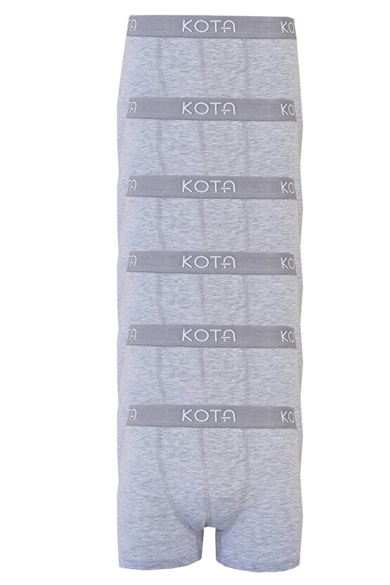 6lı Erkek Likralı Boxer Pamuklu Esnek Rahat Renkli Paçalı