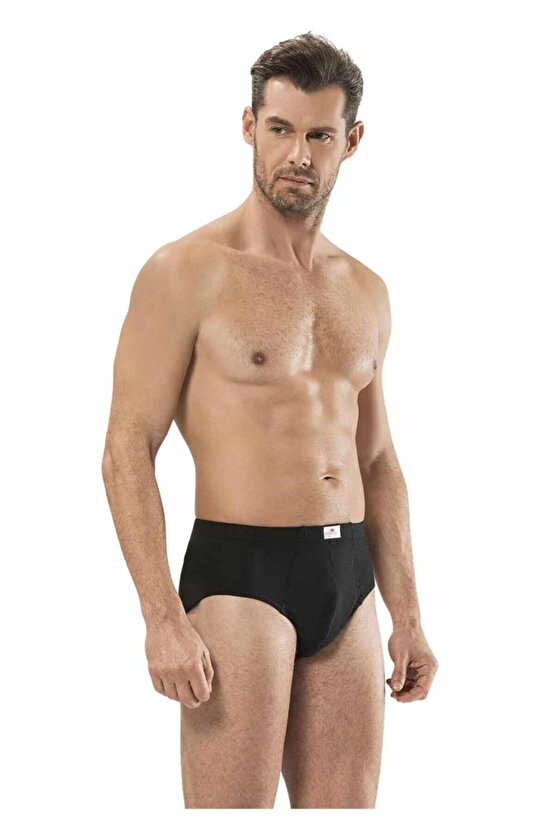 129 Erkek Siyah Penye Slip Külot Xl Beden