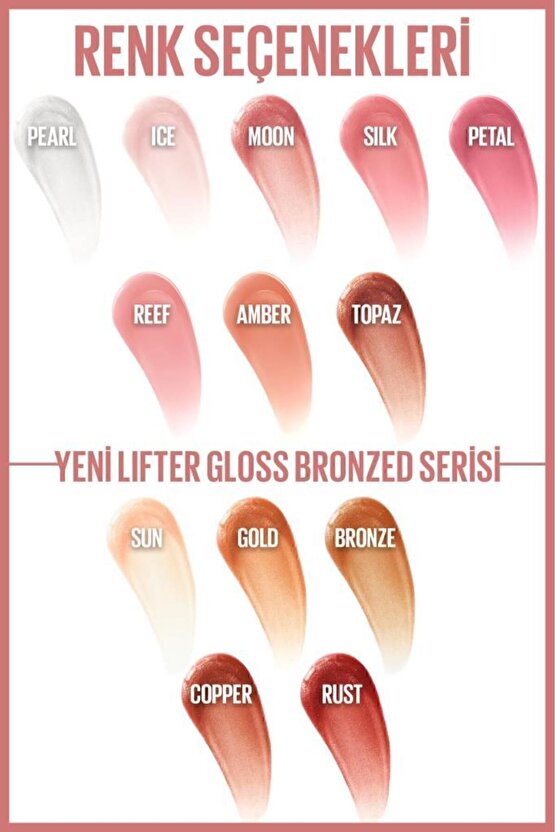 Lifter Gloss Nemlendirici Dudak Parlatıcısı - 001 Pearl