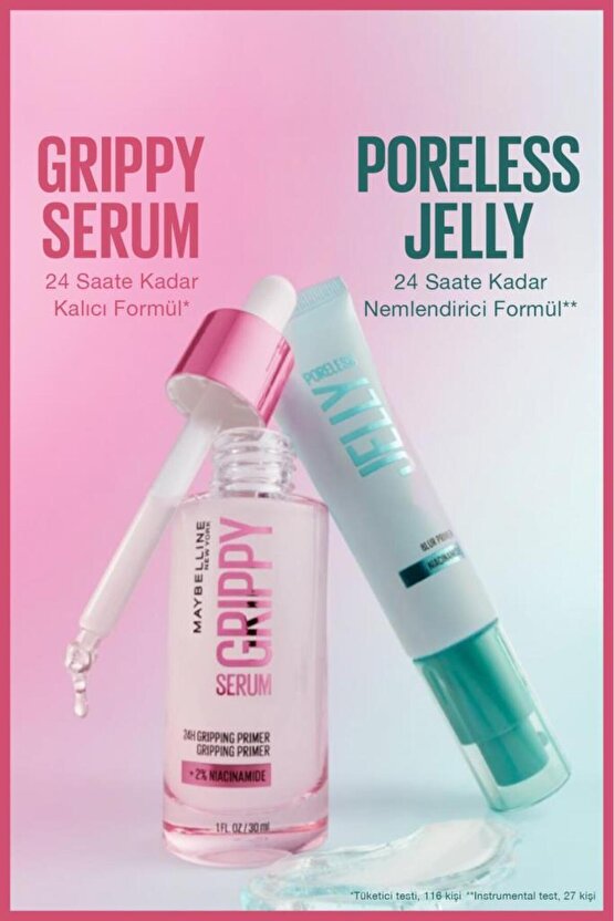 Grippy Cilde Makyajı Sabitleyen Serum Makyaj Bazı