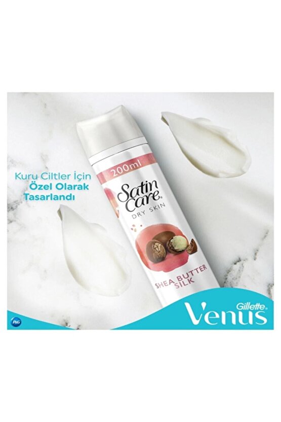 Satin Care Tıraş Jeli Kuru Ciltler 200ml