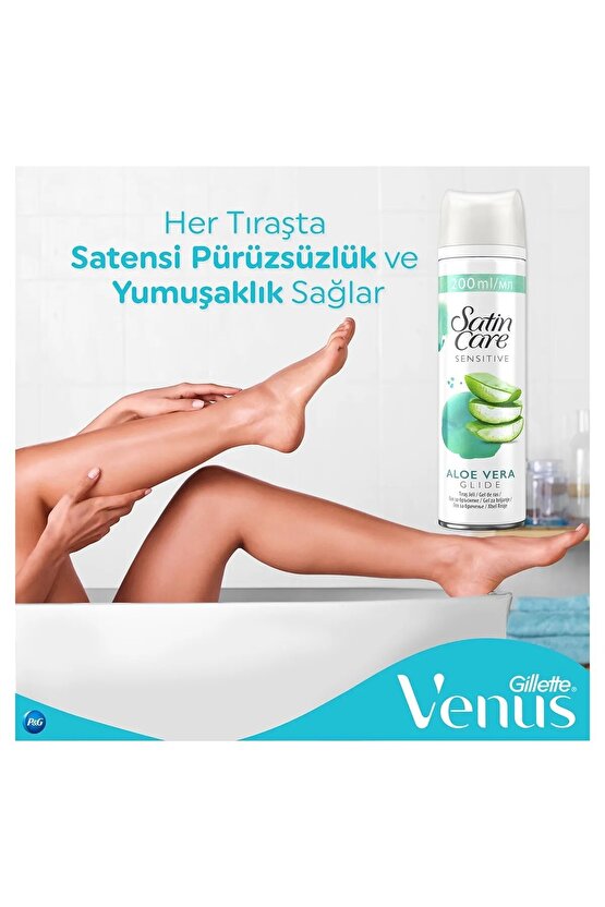 Satin Care Tıraş Jeli Hassas 200 ml sensıtıve +2 ADET