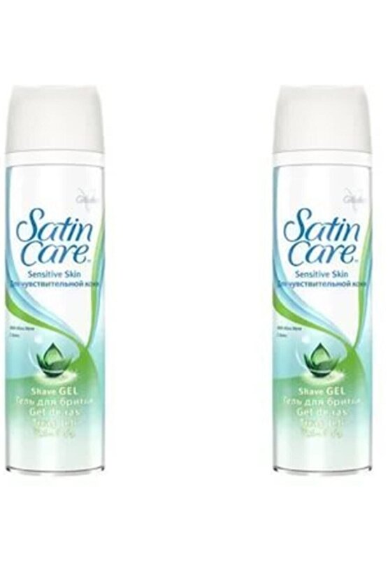 Satin Care Tıraş Jeli Hassas 200 Ml X 2 Adet
