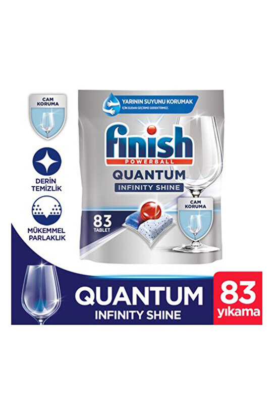 Quantum Infinity Shine Bulaşık Makinesi 83 Tablet