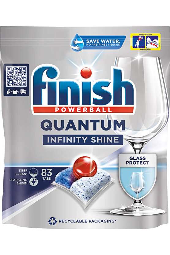 Quantum Infinity Shine Bulaşık Makinesi 83 Tablet
