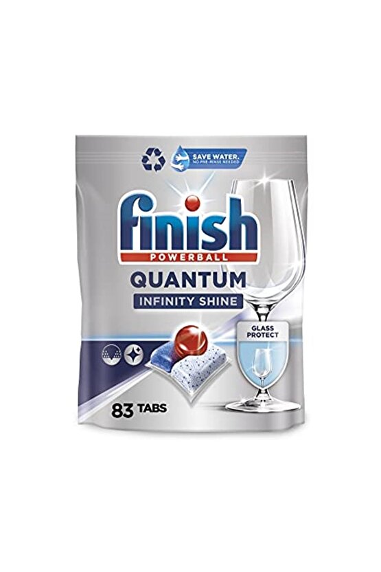 Quantum Infinity Shine 83 Kapsül Bulaşık Makinesi Deterjanı Tableti