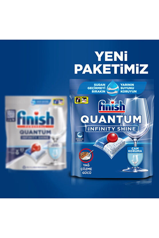 Quantum Infinity Shine Bulaşık Makinesi Deterjanı Kapsül Tablet 166 Adet (83 x 2)