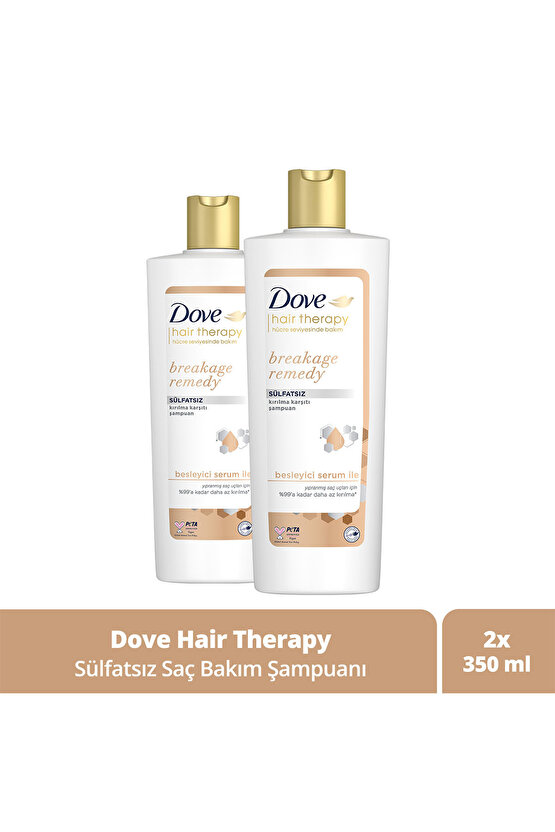 Hair Therapy Saç Bakım Şampuanı Breakage Remedy %0 Sülfat 350 ml X2