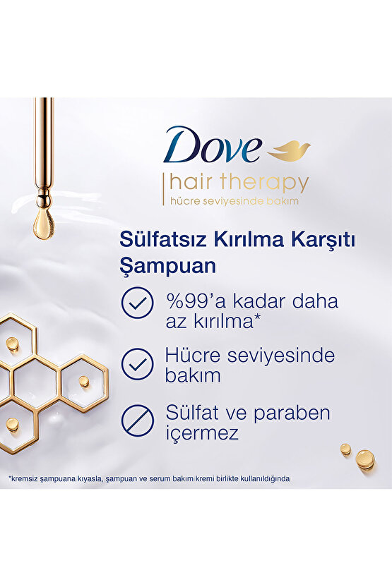 Hair Therapy Saç Bakım Şampuanı Breakage Remedy %0 Sülfat 350 ml X2