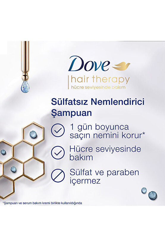 Hair Therapy Saç Bakım Şampuanı Hydration Spa %0 Sülfat 350 ml x2