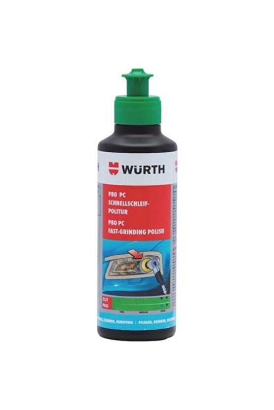 P80 Hızlı Aşındırma Pastası-far Temizleyici