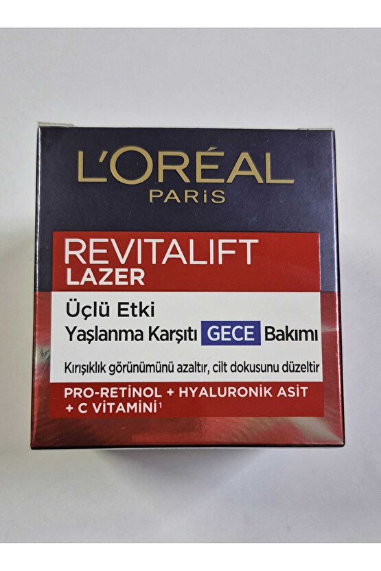 Revitalift Lazer Yoğun Yaşlanma Kırışıklık Karşıtı 4lü Cilt Bakım Seti