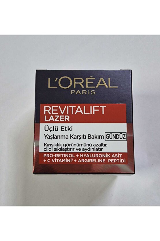 Revitalift Lazer Yoğun Yaşlanma Kırışıklık Karşıtı 4lü Cilt Bakım Seti
