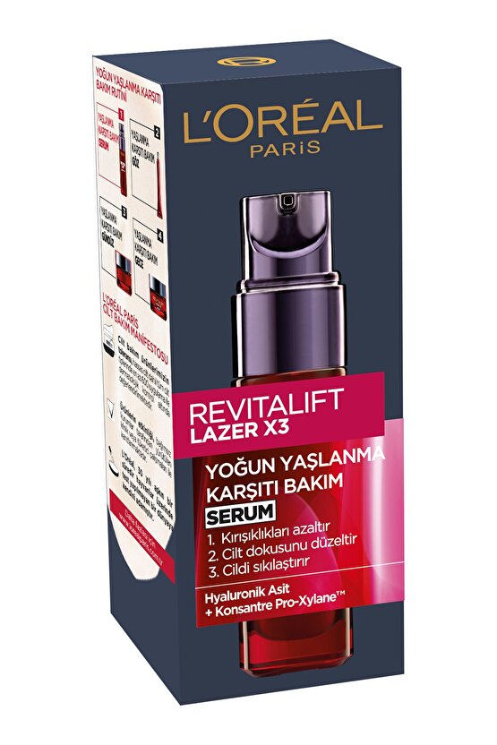 Revitalift Lazer X3 Yoğun Yaşlanma Karşıtı Bakım Serumu 30 ml