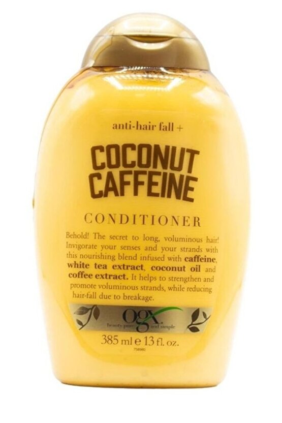 Coconut caffeine saç kremi