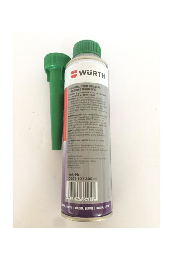 Benzınlı Yakıt Enjektör Temızleyıcı 300 Ml Temızleyıcı Genel Bütün Araçlar