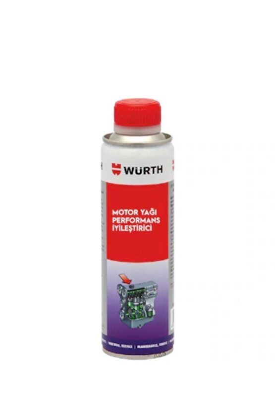 WÜRTH MOTOR YAĞI PERFORMANS İYİLEŞTİRİCİ 300ML
