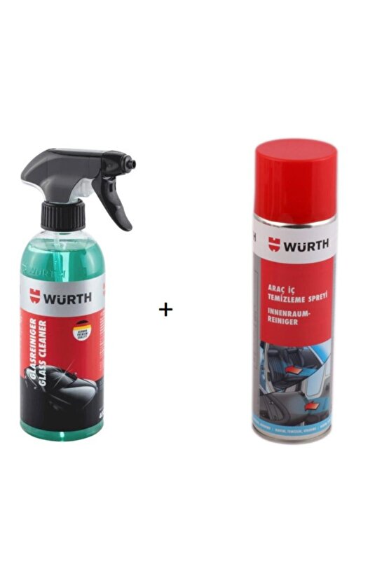 Cam Temizleyici 400ml+araç Içi Temizleme Spreyi 500ml