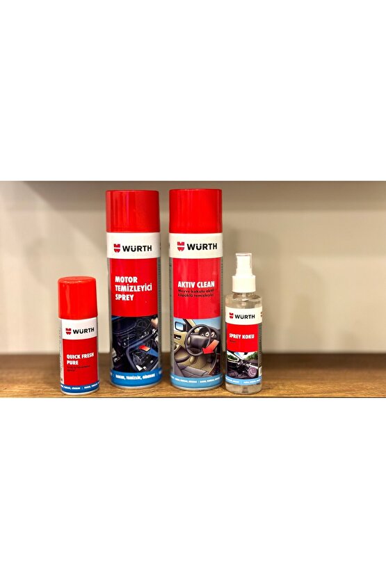 Motor Temizleme Spreyi- Aktiv Clean Genel Temizleme- Quick Fresh ve Oto Kokusu (Moon)