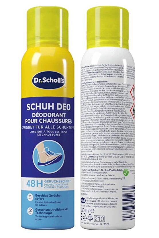 Koku Önleyici Ayakkabı Spreyi 150 ml - 24 Saat Etkili