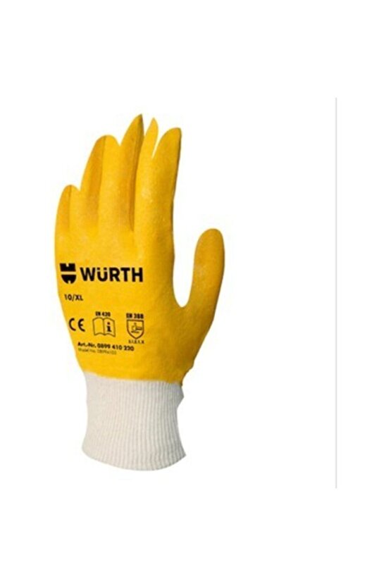 Koruyucu Tam Kaplamalı Nitril Eldiven 12 Li Paket