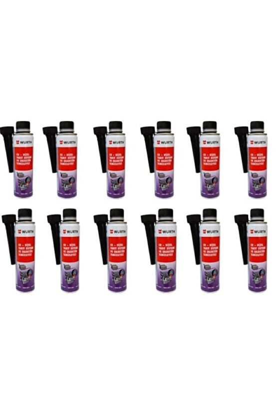 Dizel Yakıt Katkısı Ve Enjektör Temizleyici 300 ml (12 ADET)
