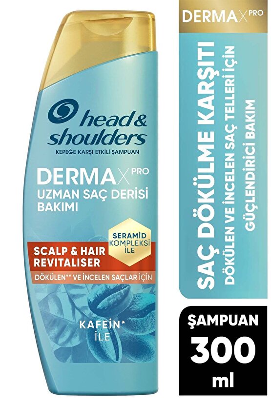 Dermaxpro Scalp & Hair Revitaliser Dökülme Ve Kepek Karşıtı Şampuan Kafein Ve Seramid