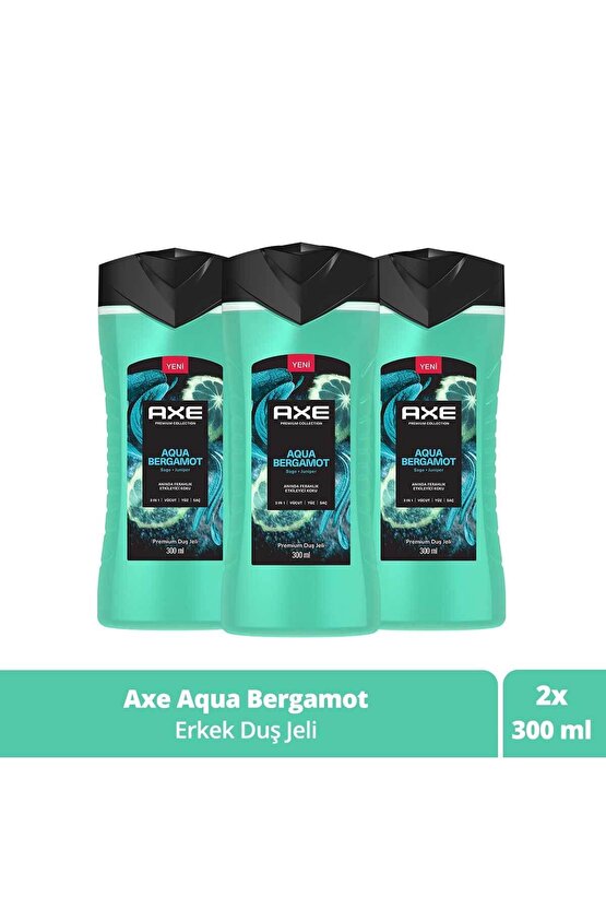 Duş Jeli Aqua Bergamot 3 x 300 ML