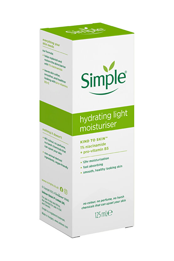 Kind To Skin Hassas Ciltlere Uygun Su Bazlı Nemlendirici 125 ml