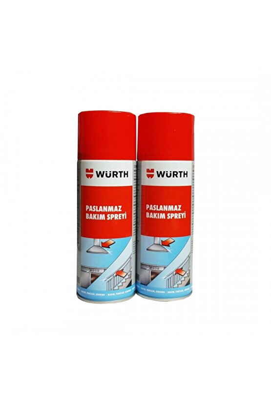 Paslanmaz Bakım Spreyi 2 Li Set