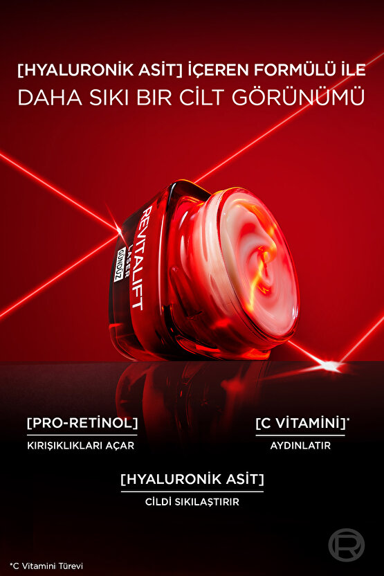 LOréal Paris Revitalift Lazer Yoğun Yaşlanma Karşıtı Gündüz Bakım Kremi