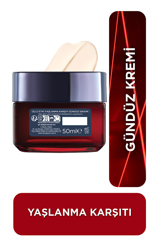 Loréal Paris Revitalift Lazer Yoğun Yaşlanma Karşıtı Gündüz Bakım Kremi Gece Bakım
