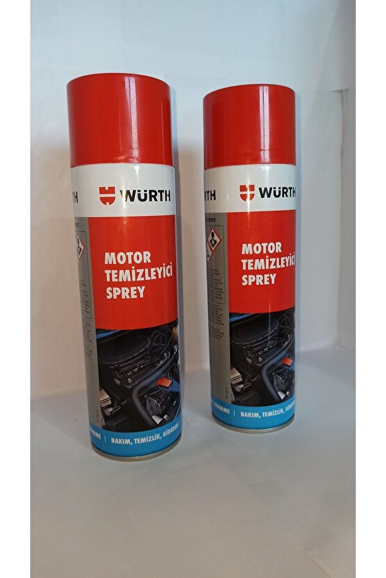 HIZLI MOTOR TEMİZLEME SPREYİ 500ML 2 Lİ SET 0890230500-WÜRTH