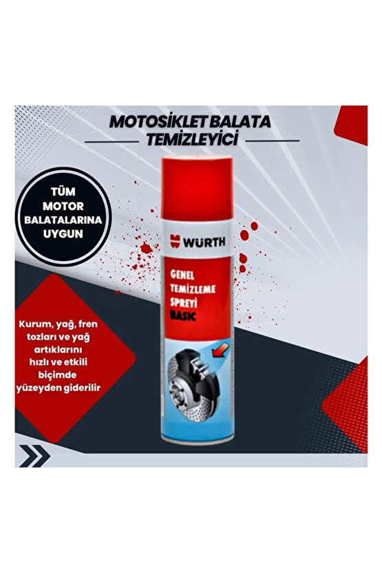 Genel Temizleme Ve Balata Spreyi 500 ml Ürün