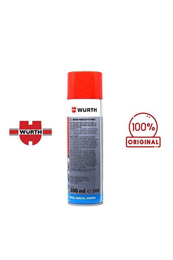 Motor Temizleyici Sprey Susuz 500 ml